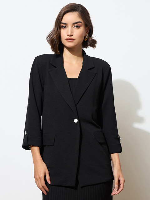 SASSAFRAS Notched Lapel Single Breasted Blazer