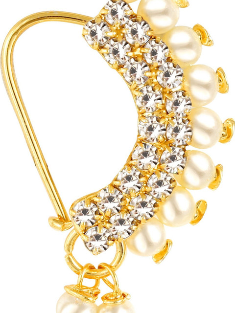 Gold Plated Alloy Nath Nose Pins