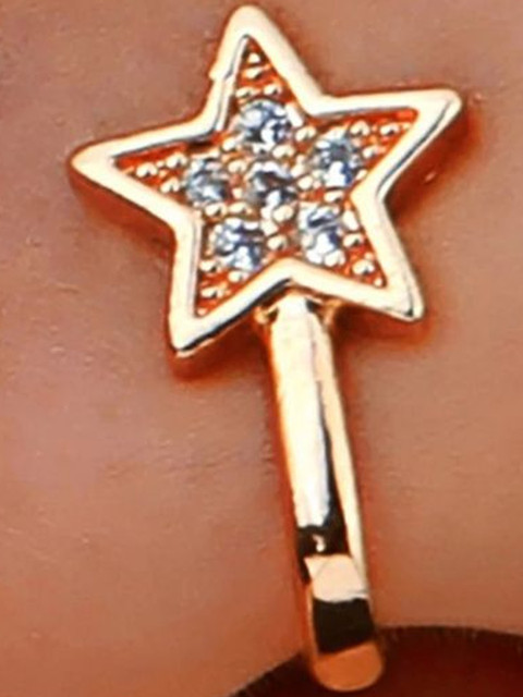 fabula Set Of 3 Cubic Zirconia Studded Stud Nosepins - Image 3