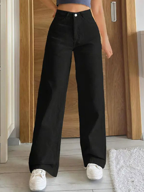 VK FASHION Women Jean Straight Fit High-Rise Stretchable Jeans