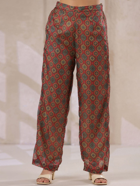 RangDeep Yoke Design Shirt Collar Tunic With Trouser - Image 7