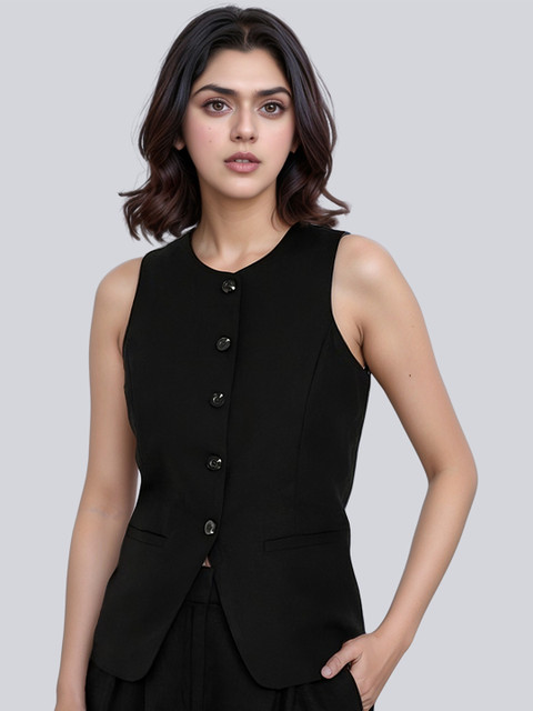 Rocksy Slim Fit Satin Waistcoat