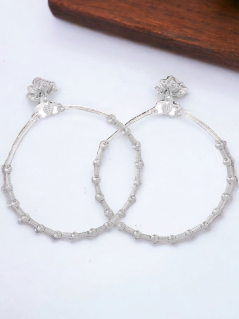 BR Ornaments Women Silver-Plated Artificial Beads Anklet