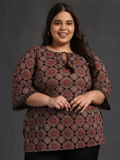 EXTRA LOVE BY LIBAS Women Ethnic Motifs Printed Kurti