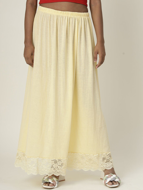 BODYFIGURE Women Cotton Underskirt Saree Shapewear