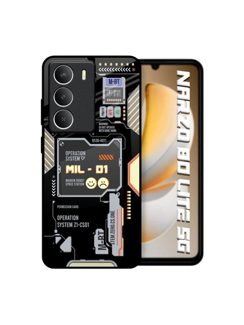 QRIOH Typography Printed Silicone Realme Narzo 80 Lite 5G Back Case