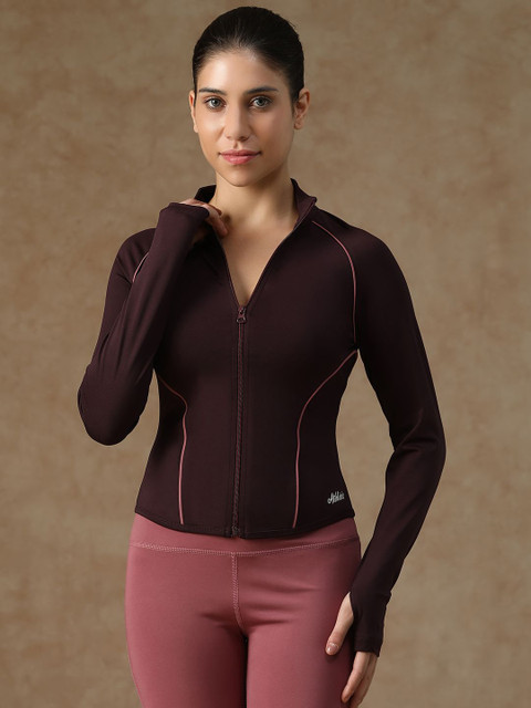 ATHLISIS Stand Collar Dry-Fit Training or Gym Sporty Jacket