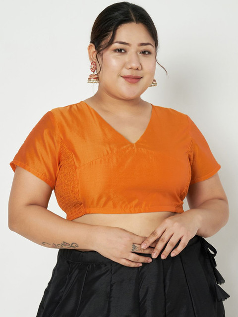 studio rasa Plus Size Stretchable Crop Top