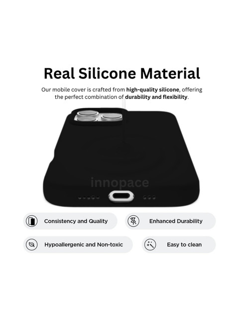 INNOPACE Silicone iPhone 14 Pro Max Back Case - Image 7
