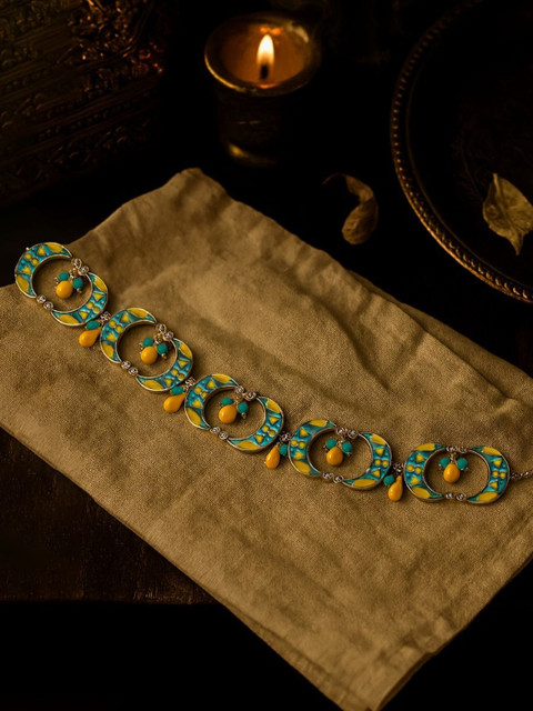 EVERSTYLISH Women Silver-Plated Choker Oxidised Minimal Necklace