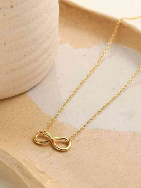 Vembley Gold-Plated Infinity Necklace