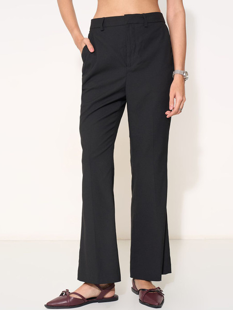 Annabelle by Pantaloons Women Flared Fit Parallel Trousers