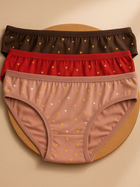 FiveFlag Women Hipster Multicolor Briefs