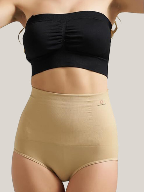 Munns & Mars Women Seamless Tummy Control Hipster Shaper Briefs MMTTPBGM-NEW