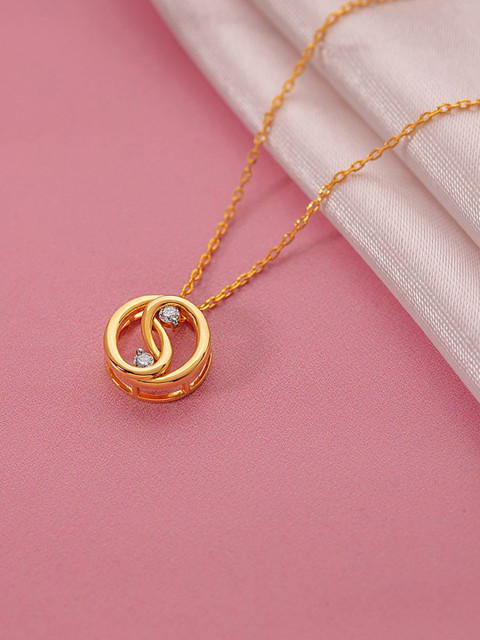 Studio Voylla 925 Sterling Silver Pendant With 0.11 Carat Lab-Grown Diamond - 3.0 g