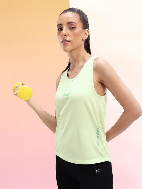 HRX by Hrithik Roshan Brand Logo Detail Training Tank T-shirt