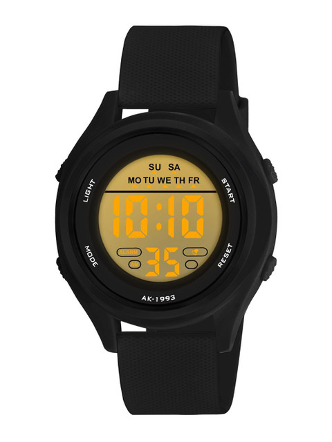 PAPIO Women Dial & Wrap Around Straps Digital Watch DIGITAL-027 BLACK - Image 2