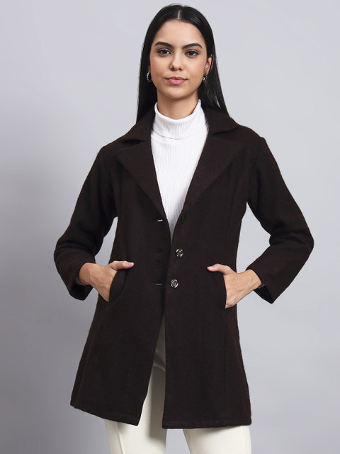 Orchid Blues Single Breasted Notched Lapel Woollen Blazer