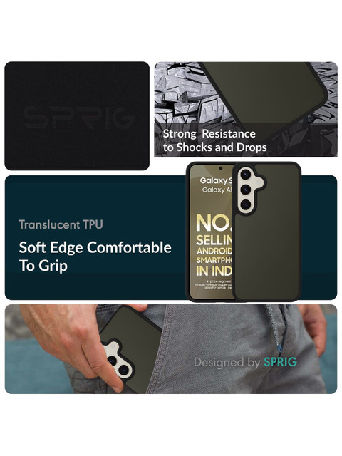 SPRIG Samsung Galaxy S24 Plus Translucent Back Cover - Image 3