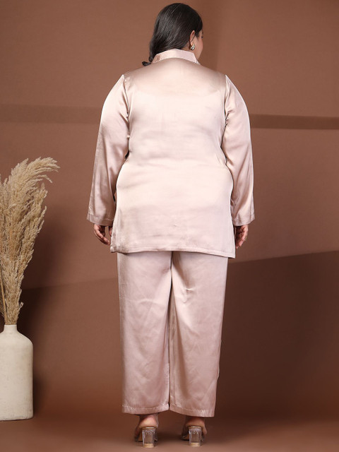 plusS Shirt Collar Shirt With Trouser - Image 6