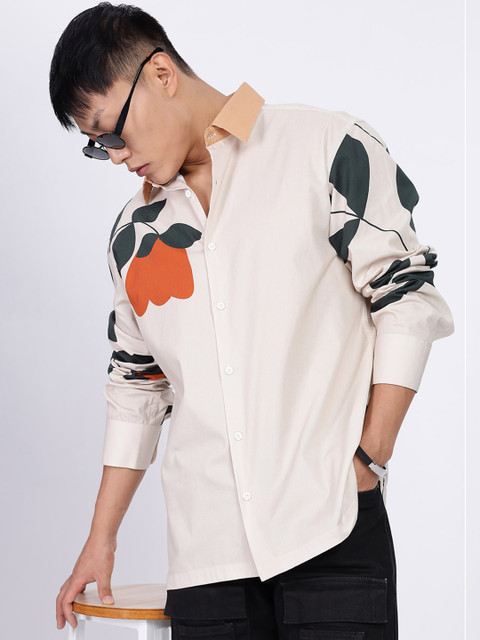 Eszett Men Printed Casual Shirt