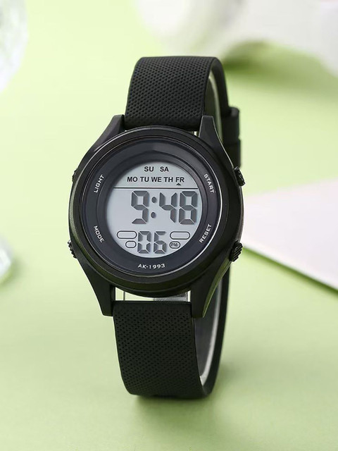 PAPIO Women Dial & Wrap Around Straps Digital Watch DIGITAL-027 BLACK