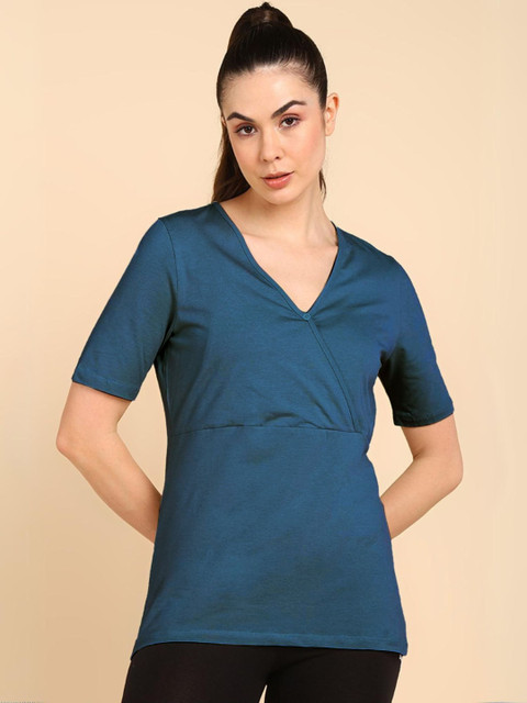 House Of Zelena Women V-Neck Maternity Top