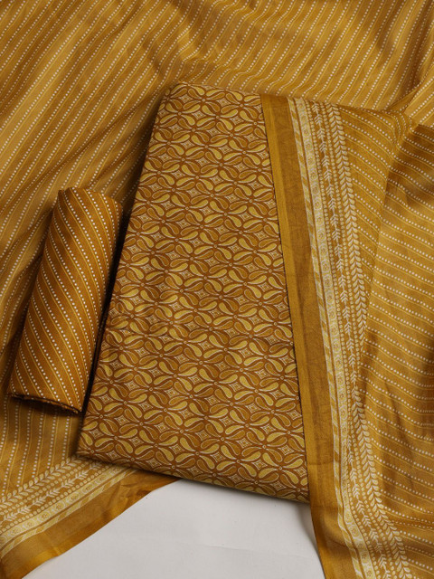 Meena Bazaar Women Woven Design Unstitched Dress Material