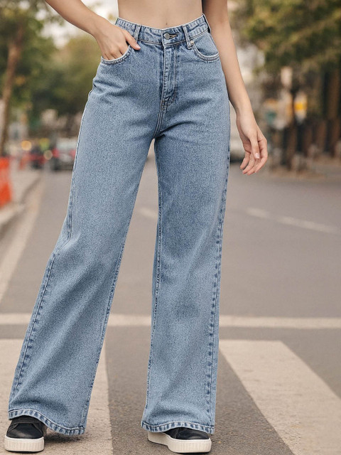 Shrutika Women Cotton High-Rise Light Fade Stretchable Jeans