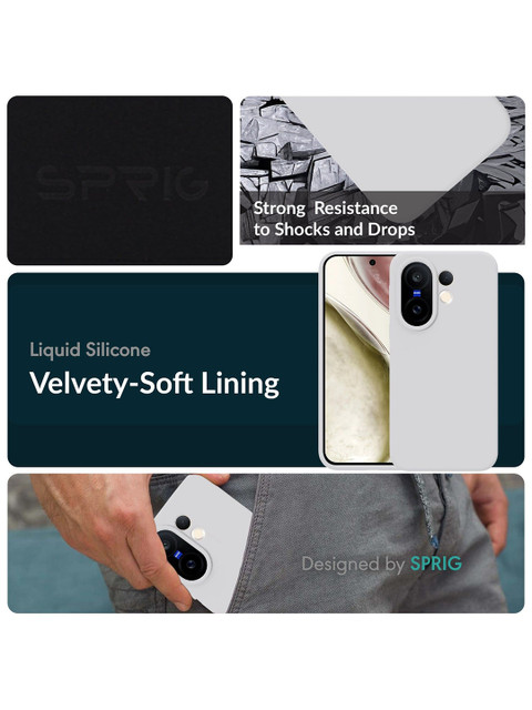 SPRIG Vivo X200 FE Silicone Back Cover - Image 4