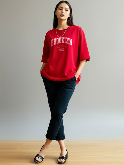 SZN Typography Printed T-shirt