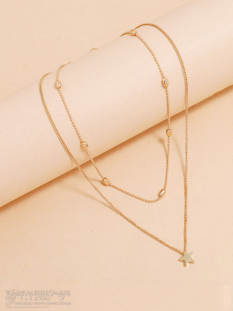 Arzonai Women Alloy Layered Chain - Image 3