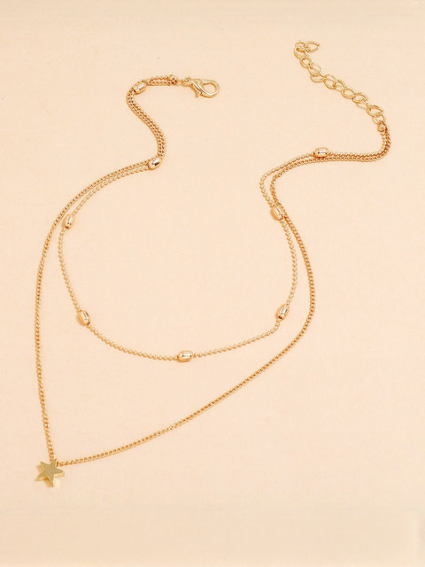 Arzonai Women Alloy Layered Chain - Image 4