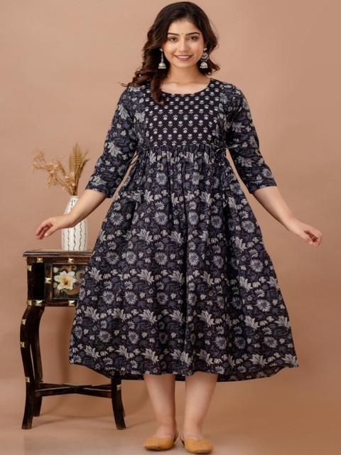 Style Heaven Women Floral Printed Maternity Kurta