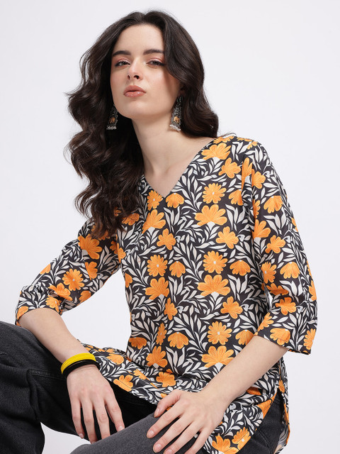 Anouk Rustic Floral Print Kurti