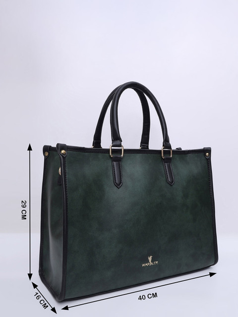 Warbler Textured Structured Tote Bag - Image 7
