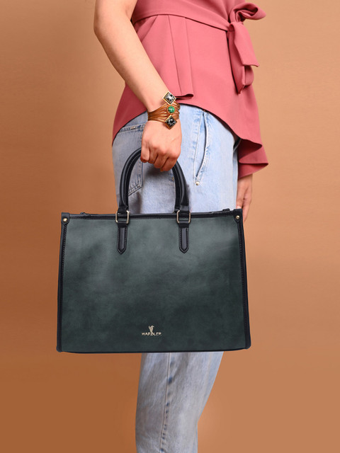 Warbler Textured Structured Tote Bag - Image 6