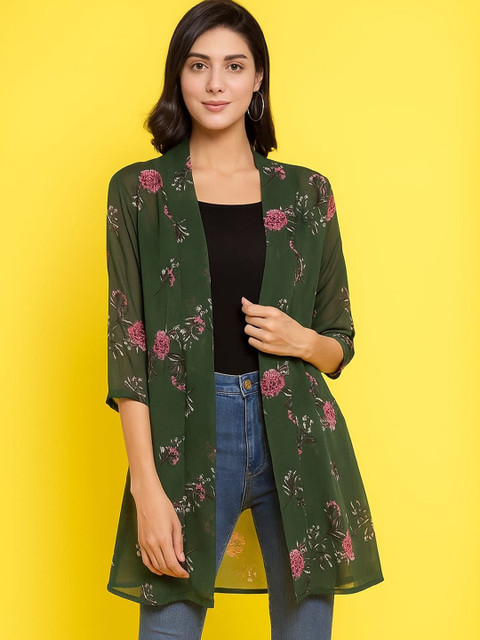 Dubai Collection Printed Longline Shrug