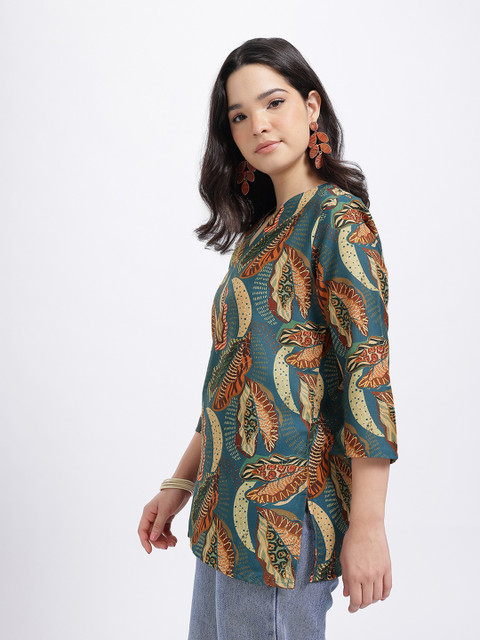 Anouk Rustic Printed Short Kurti - Image 4