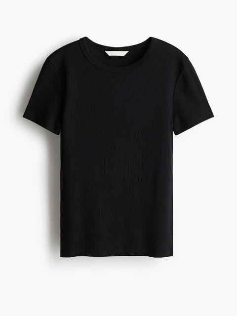 H&M Ribbed T-Shirt