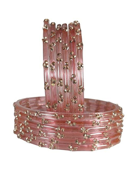 Yaara fashion Set Of 6 Zircon Studded Bangles