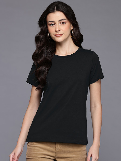 Allen Solly Embroidered Detail Casual T-shirt