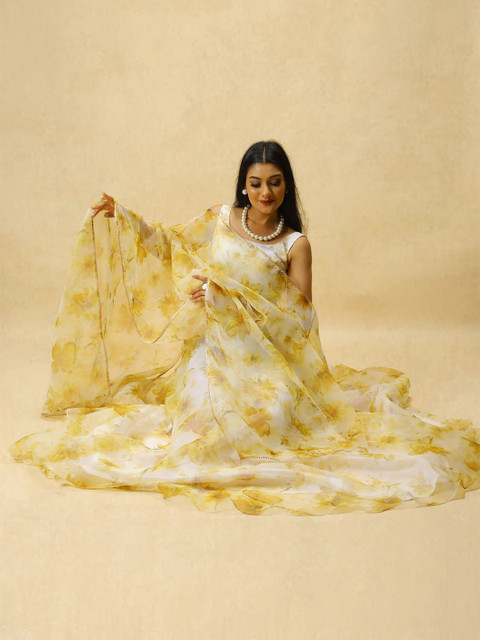 PURI MAA Printed Round Neck Semi-Stitched Lehenga & Ready to Wear Blouse With Dupatta