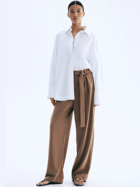 H&M Belted Trousers