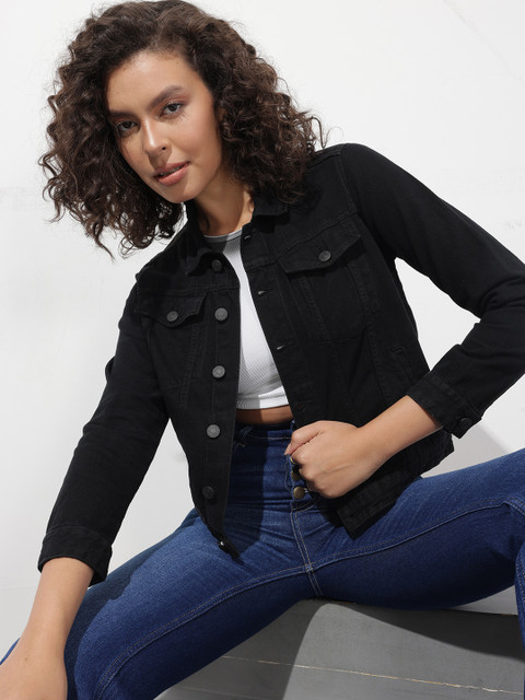 The Roadster Life Co. Spread Collar Denim Jacket