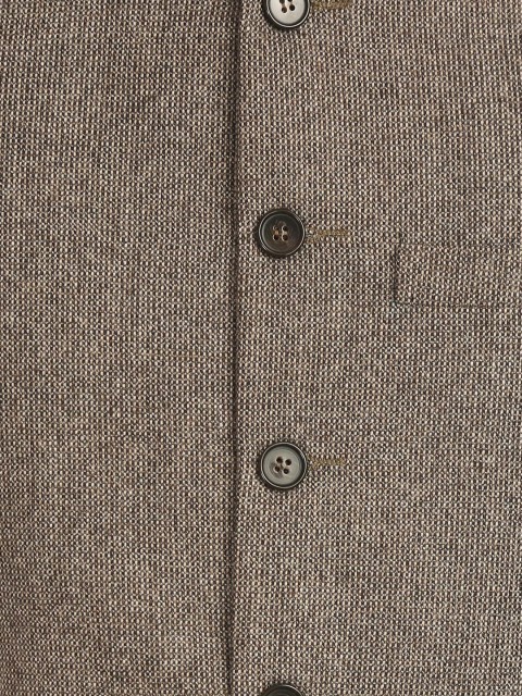 Wintage Brown Bandhgala Nehru Jacket - Image 4
