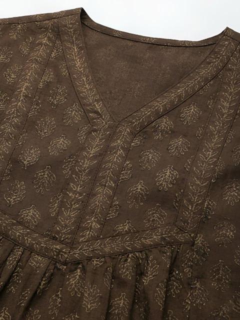 SZN Women Cotton Printed Peplum Tops - Image 2