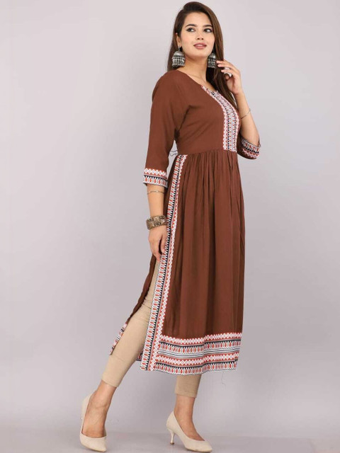 RITIKA TRADERS Women Embroidered Kurta - Image 5
