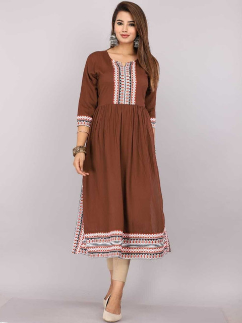 RITIKA TRADERS Women Embroidered Kurta - Image 4