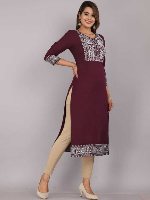 RITIKA TRADERS Women Embroidered Kurta - Image 2